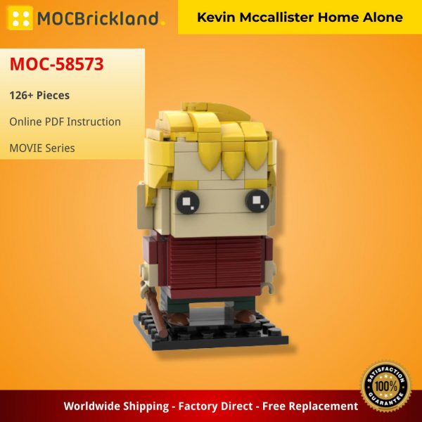 Kevin Mccallister Home Alone MOVIE MOC-58573 by Custominstructions WITH 126 PIECES
