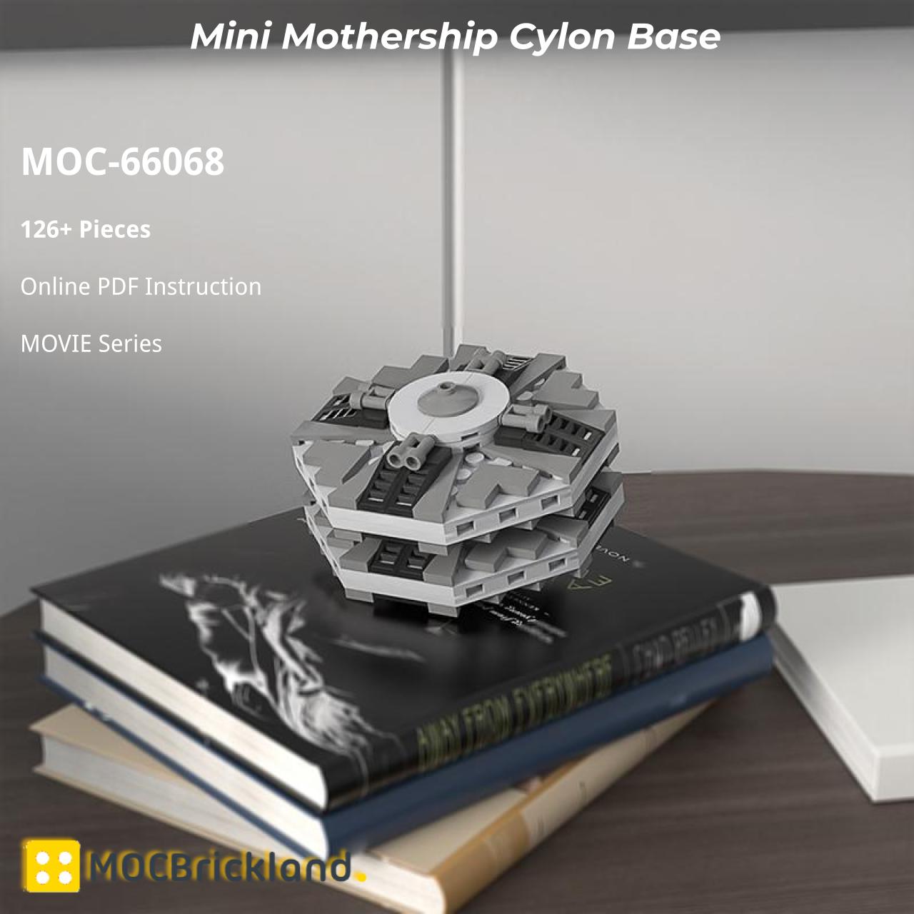 Mini Mothership Cylon Base MOVIE MOC-66068 by CBSNAKE WITH 126 PIECES