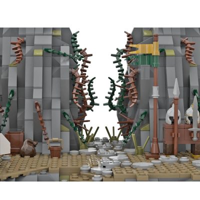 Marshalling at Dunharrow MOVIE MOC-78364 by LegoMocLoc WITH 1724 PIECES