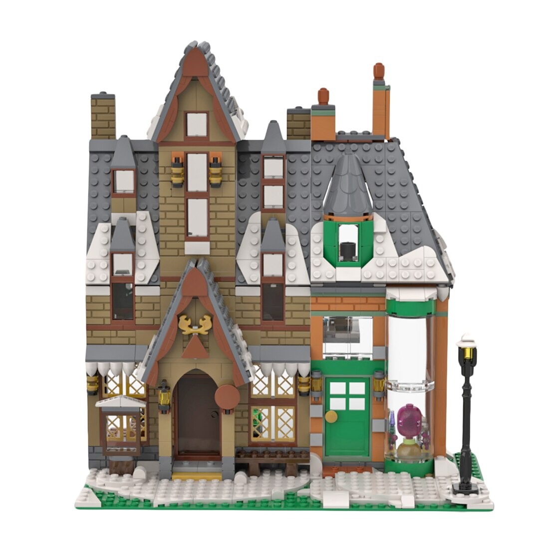 Hogsmeade Village Mod MOVIE MOC-80404 by LegoArtisan with 877 pieces Hogsmeade Village Mod MOVIE MOC-80404 by LegoArtisan with 877 pieces