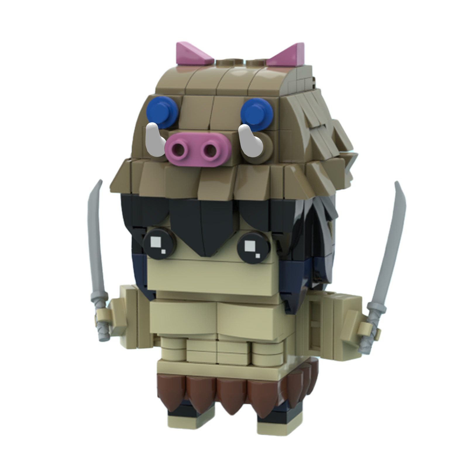 Hashibira Inosuke Brickheadz (Demon Slayer) MOVIE MOC-84005 WITH 252 PIECES