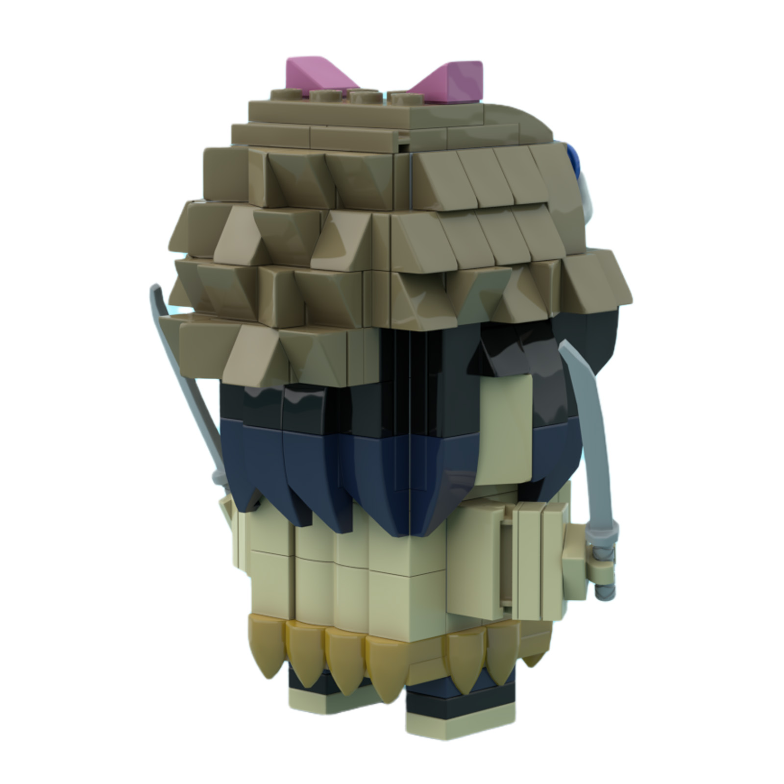 Hashibira Inosuke Brickheadz (Demon Slayer) MOVIE MOC-84005 WITH 252 PIECES Hashibira Inosuke Brickheadz (Demon Slayer) MOVIE MOC-84005 WITH 252 PIECES