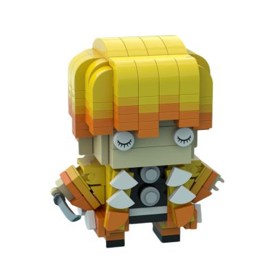 Agatsuma Zenitsu Brickheadz (Demon Slayer) Movie MOC-84034 by legomania_josh with 270 pieces