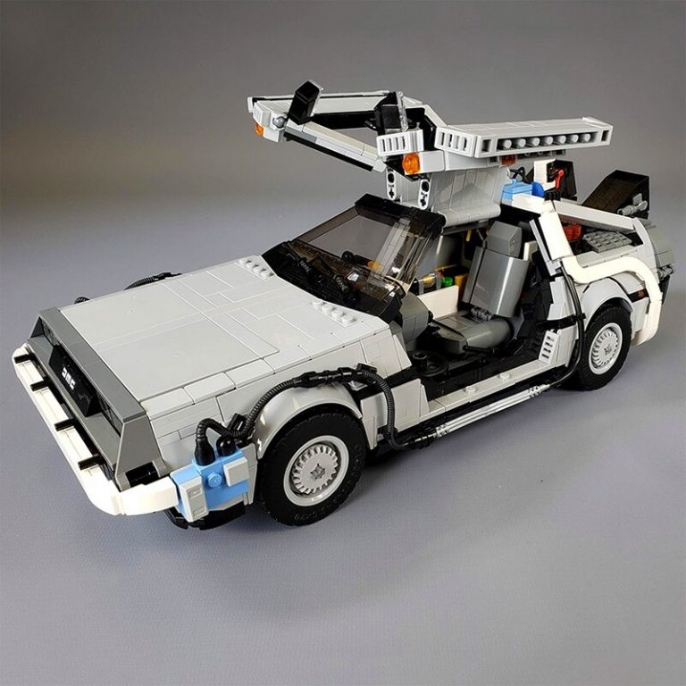 USC DeLorean Time Machine MOVIE MOC-89814 WITH 2010 PIECES - MOC Brick Land