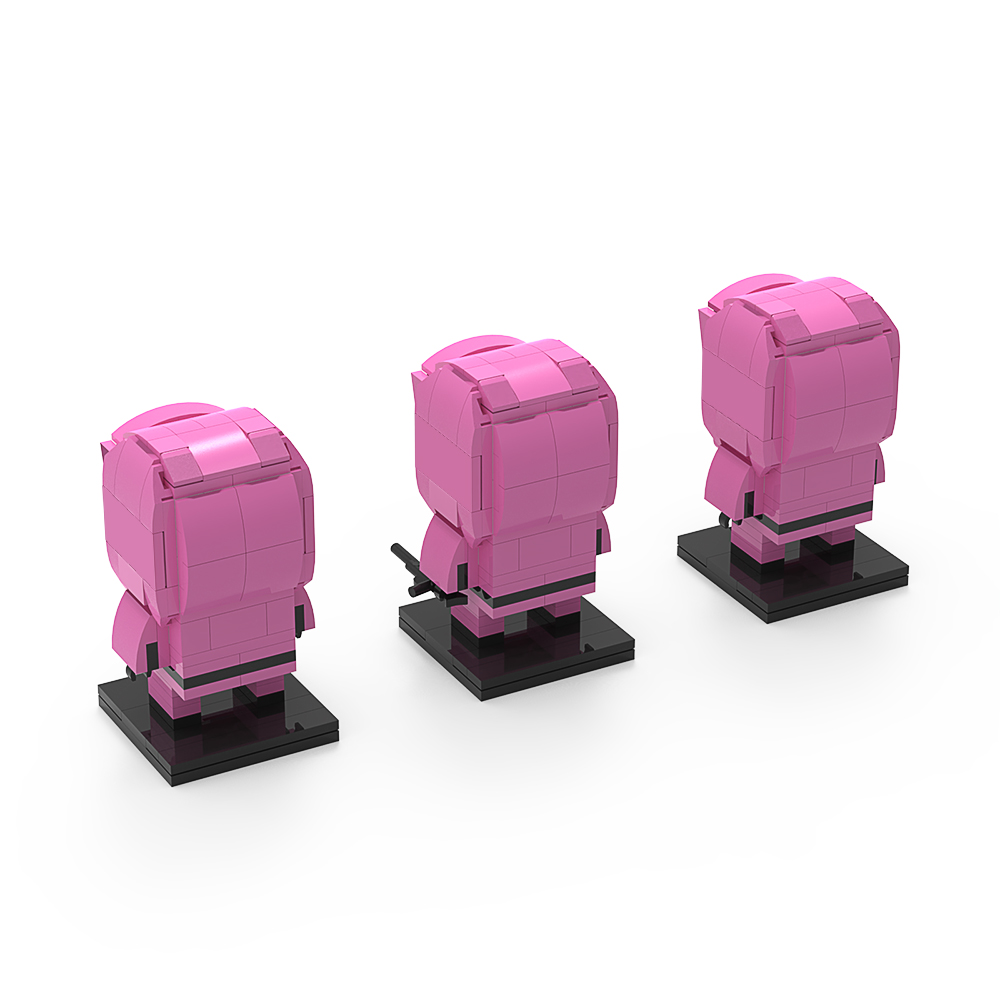 Red Clothes Man – Squid Game MOVIE MOC-89827 WITH 123 PIECES Red Clothes Man – Squid Game MOVIE MOC-89827 WITH 123 PIECES