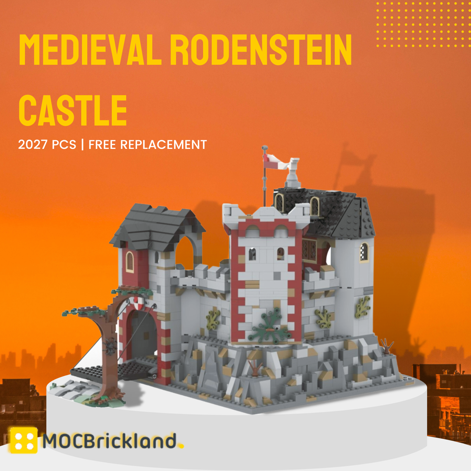 Medieval Rodenstein Castle MOC-114895 Creator With 2027 Pieces