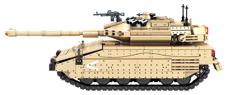 Survival War: Merkava 4 Main Battle Tank SEMBO 207005 Military With 659pcs
