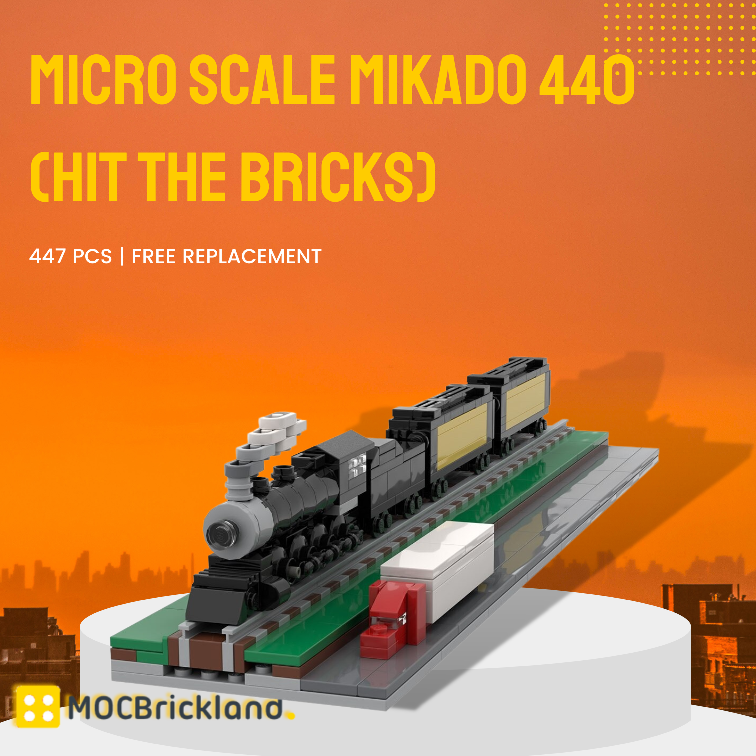 Micro Scale Mikado 440 (Hit The Bricks) MOC-56288 Technic With 447 Pieces