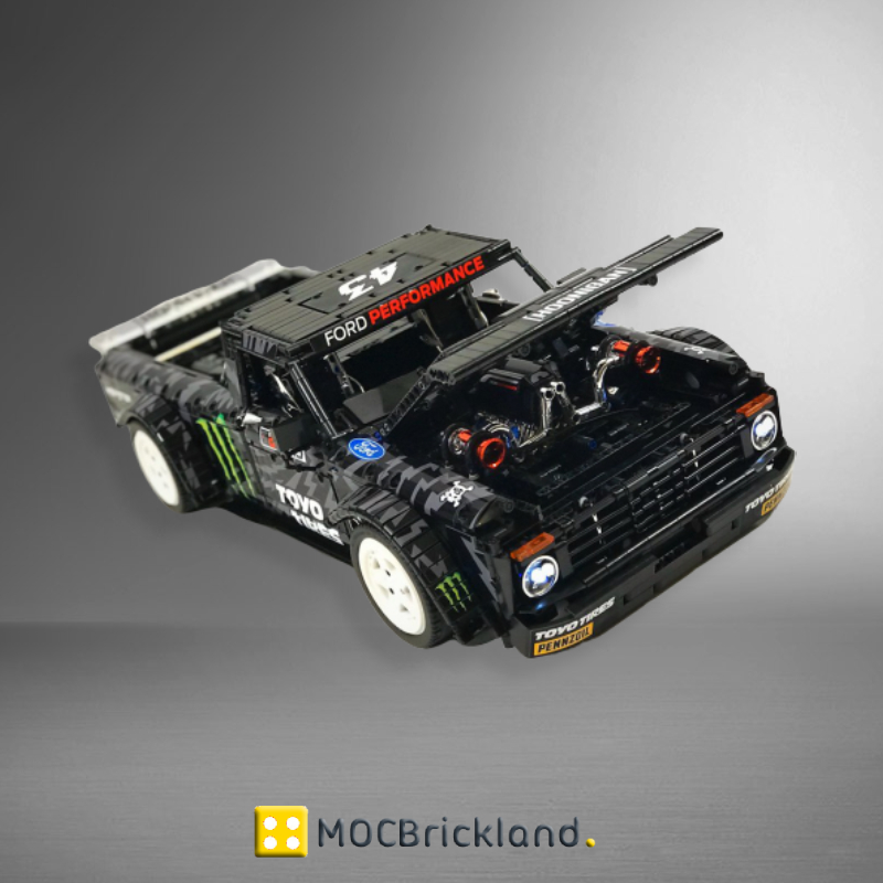 Ford F-150 hoonitruck Hoonicorn racing car RC remote MOC-34316 LEGO COMPATIBILE 