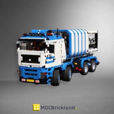 MOC 12901 Silo Truck by Designer Han with 2811 pieces