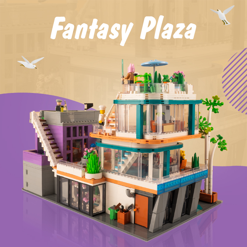Fantasy Plaza K-box K10507 Modular Building with 3140 Pieces