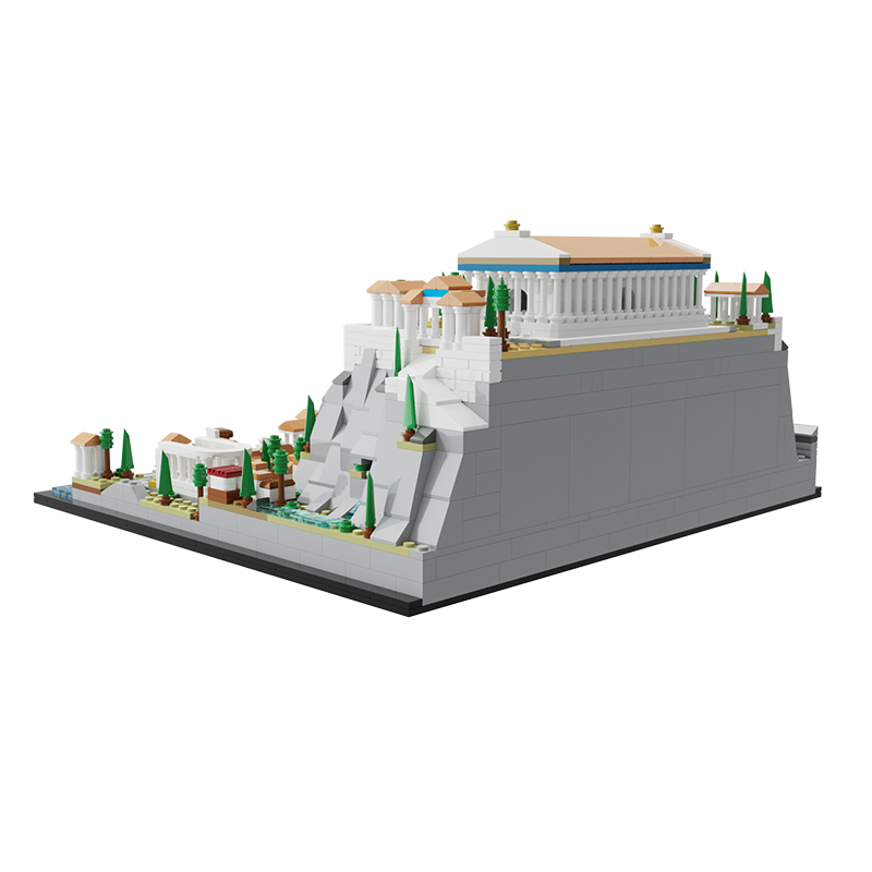 Acropolis of Athens MOC-117805 Modular Building With 1940 Pieces 