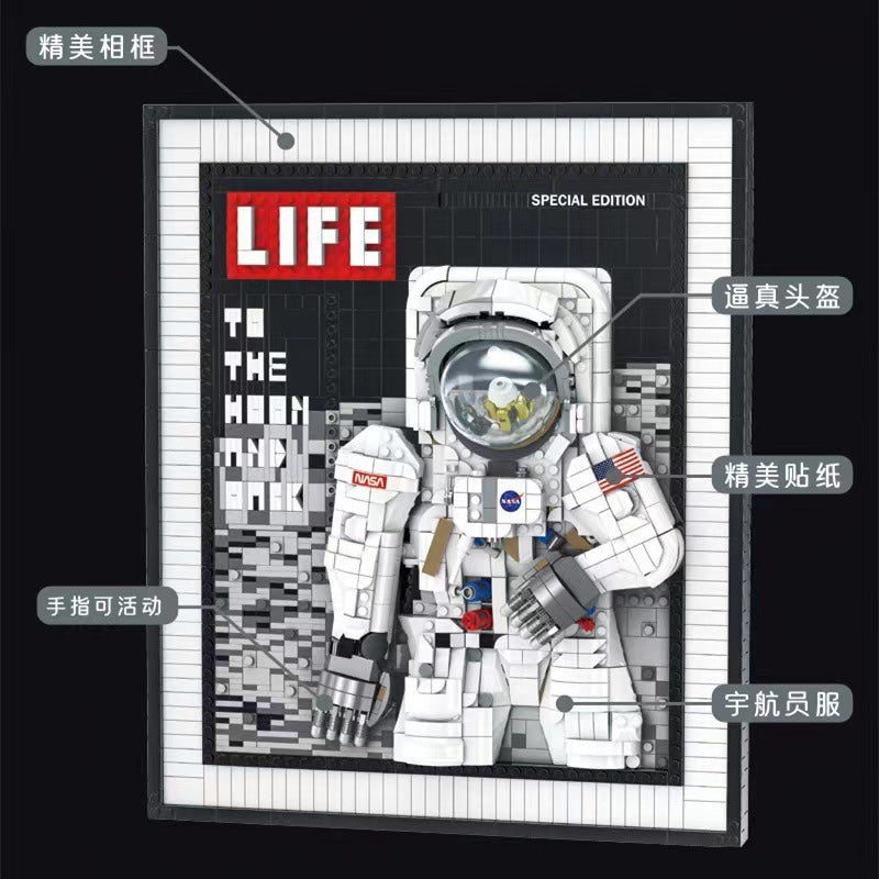Astronaut Photo Frame Mork 031005 Space with 2188 Pieces