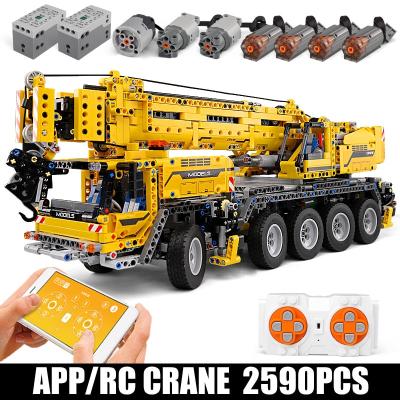 Crane MK II Truck Technic MOULD KING 13107 with 2590 pieces Crane MK II Truck Technic MOULD KING 13107 with 2590 pieces