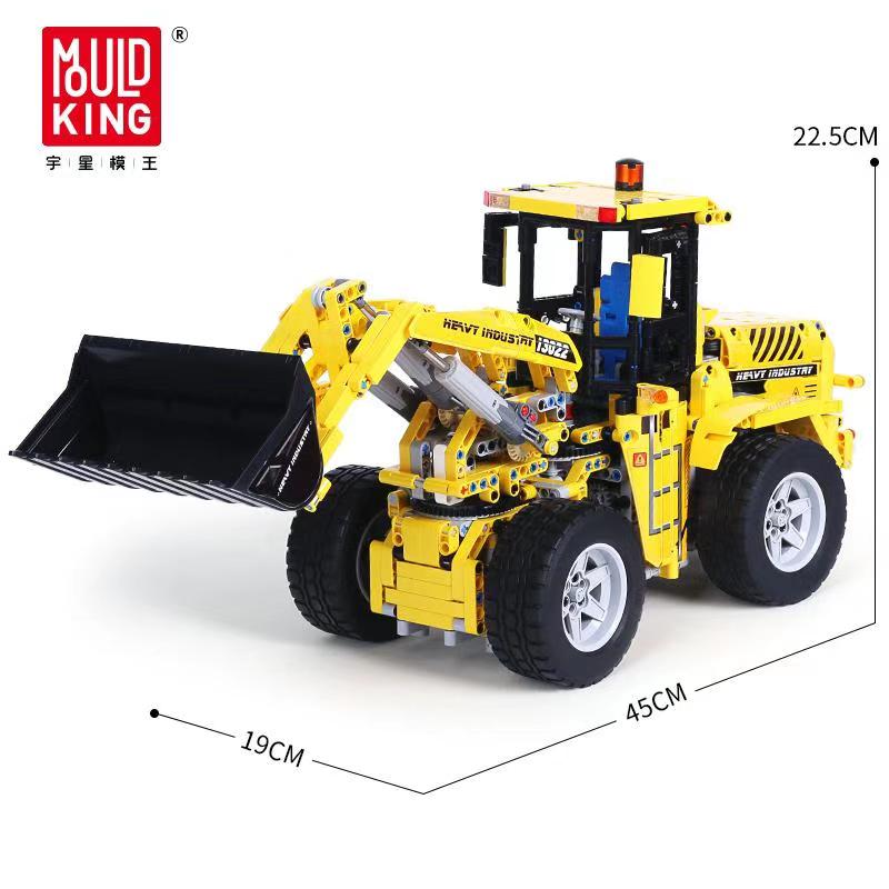 RC BULLDOZER Mould King 13122S Technic with 1582 Pieces