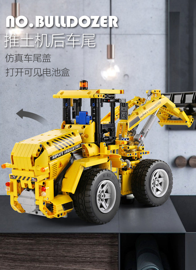 RC BULLDOZER Mould King 13122S Technic with 1582 Pieces