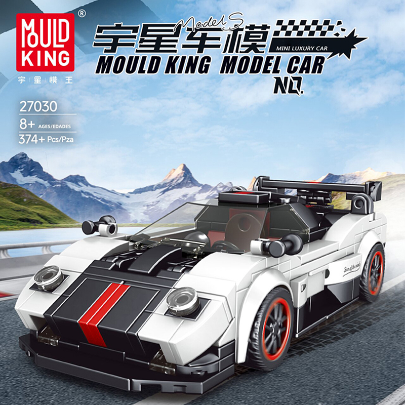 Zonda No.Wind Racers Car Mould King 27030 Technic With 374 Pieces