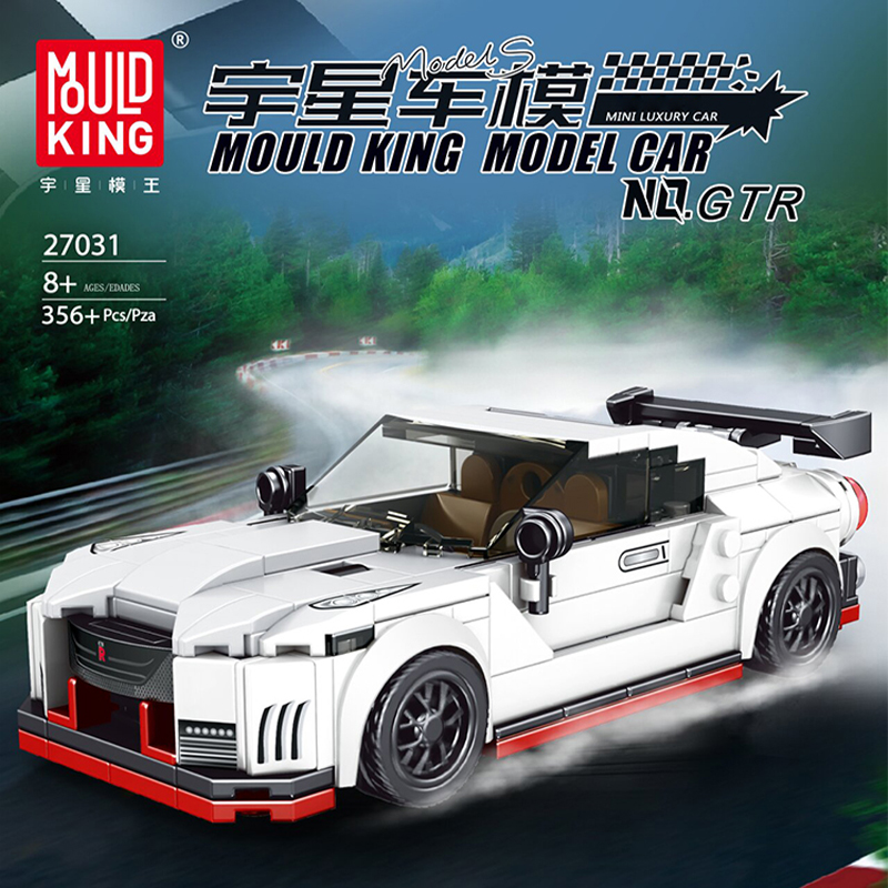 GTR Racers Car Mould King 27031 Technic With 356 Pieces