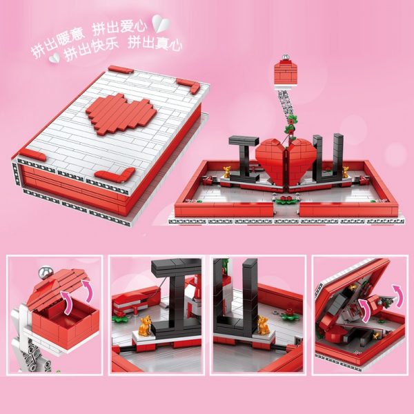 The Romantic Story Book Creator MOULD KING 10008 with 758 pieces