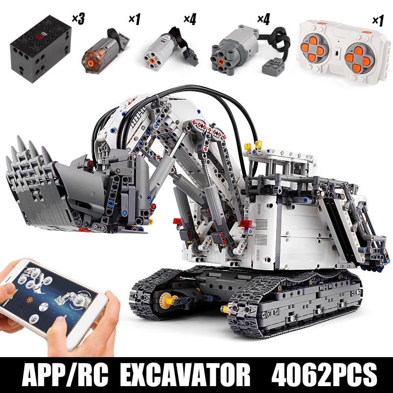 Liebherrs R9800 Terex RH400 Mining Excavator Technic MOULD KING 13130 with 4062 pieces Liebherrs R9800 Terex RH400 Mining Excavator Technic MOULD KING 13130 with 4062 pieces