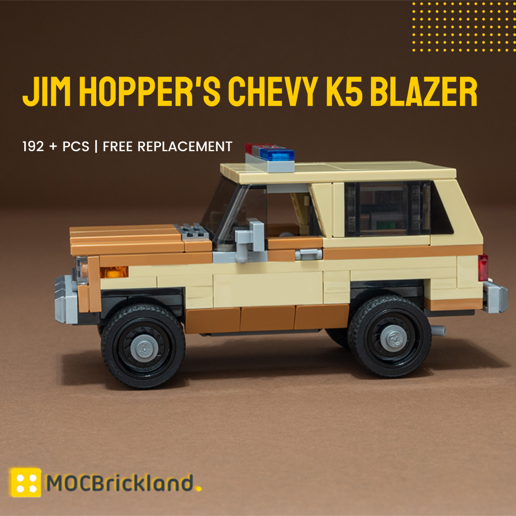 Jim Hopper’s Chevy K5 Blazer MOC118520 Movie With 192 Pieces MOC