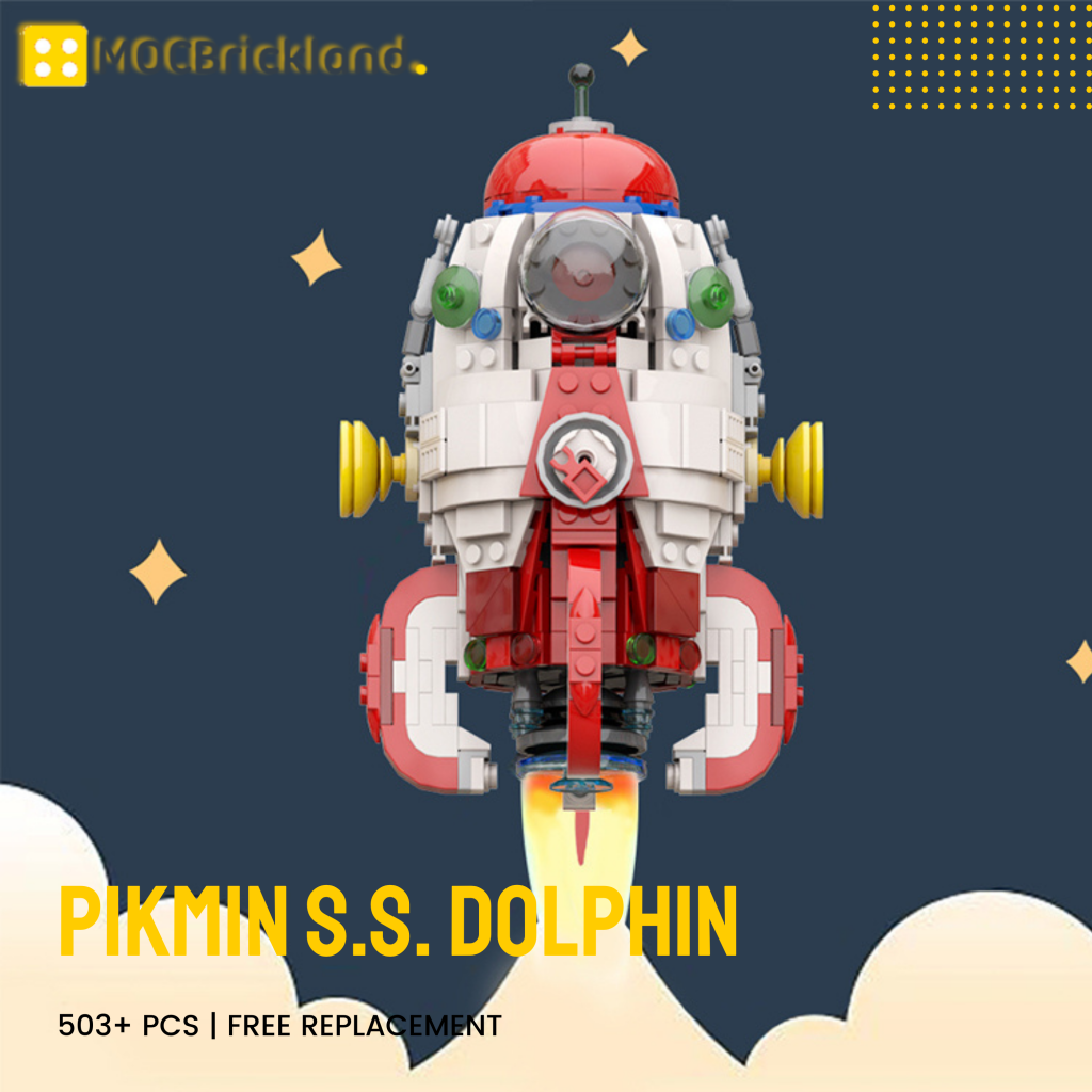 Pikmin S.S. Dolphin MOC-84957 Movie with 503 Pieces