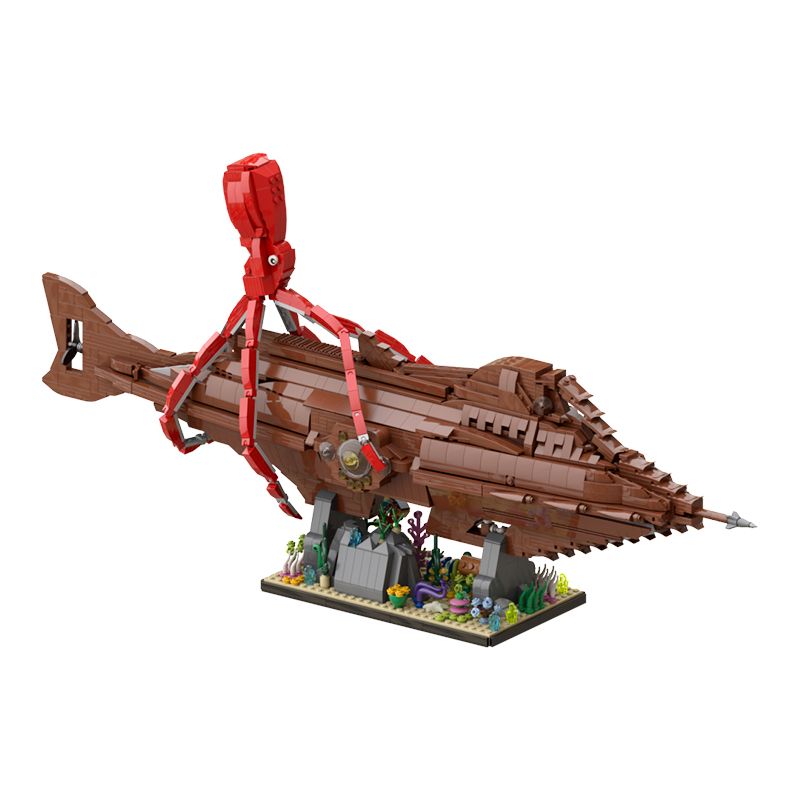 Twenty Thousand Leagues Under the Sea Nautilus MOC-89583 Movie with 2282 Pieces