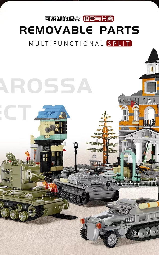 Barbarossa Project PANGU PG-12006 Modular Building with 3654 Pieces