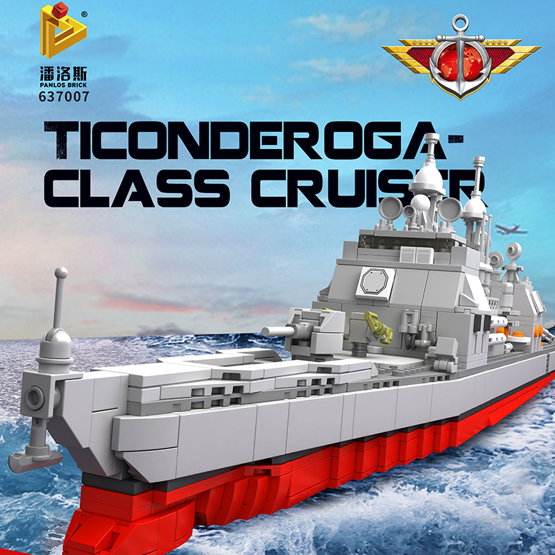 Ticonderoga-Class Cruiser PANLOS 637007 Military with 1513 Pieces