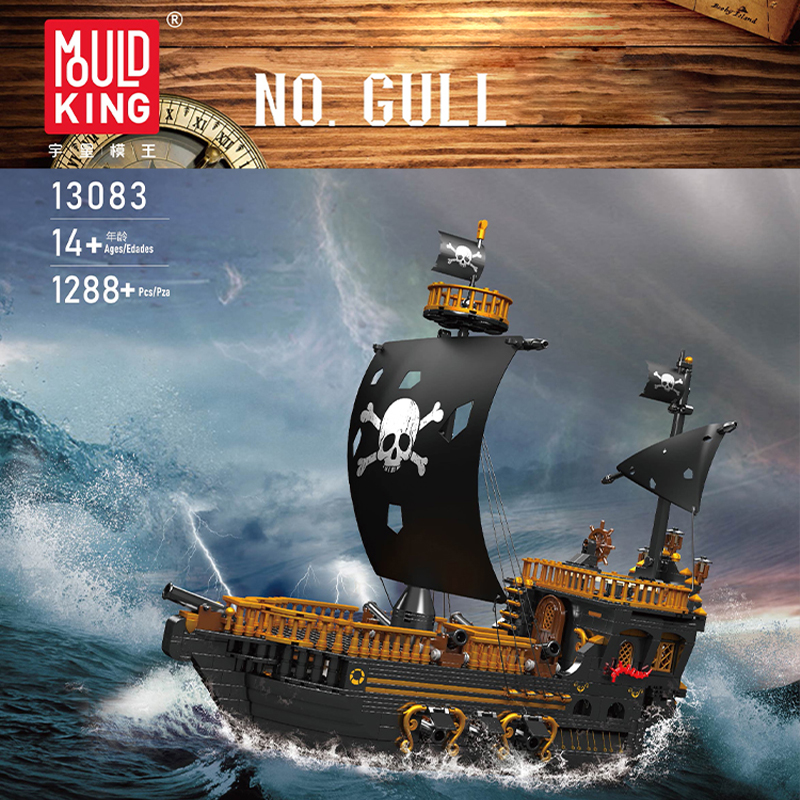 Pirates Seagull Ship MOULD KING 13083 Creator With 1288pcs 