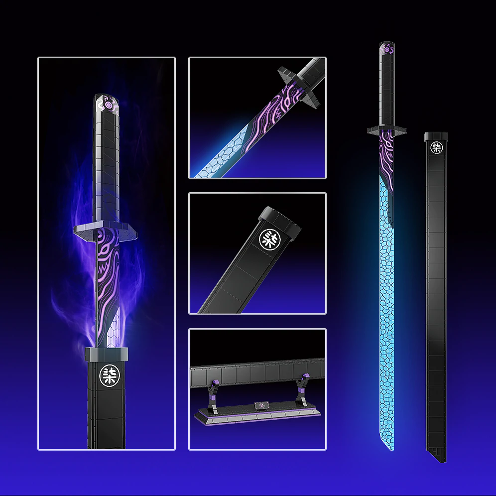 Magic Blade Luminous Version QuanGuan 720 Movie with 836 Pieces