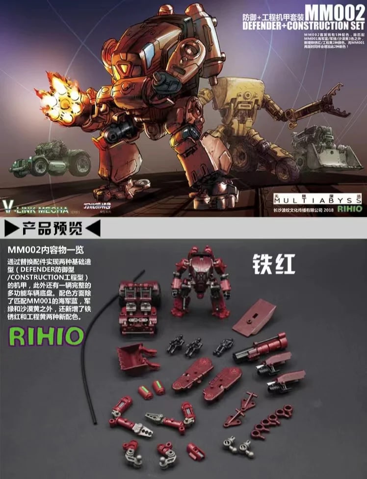 DEFENDER+CONSTRUCTION SET RIHIO MM002 Creator 