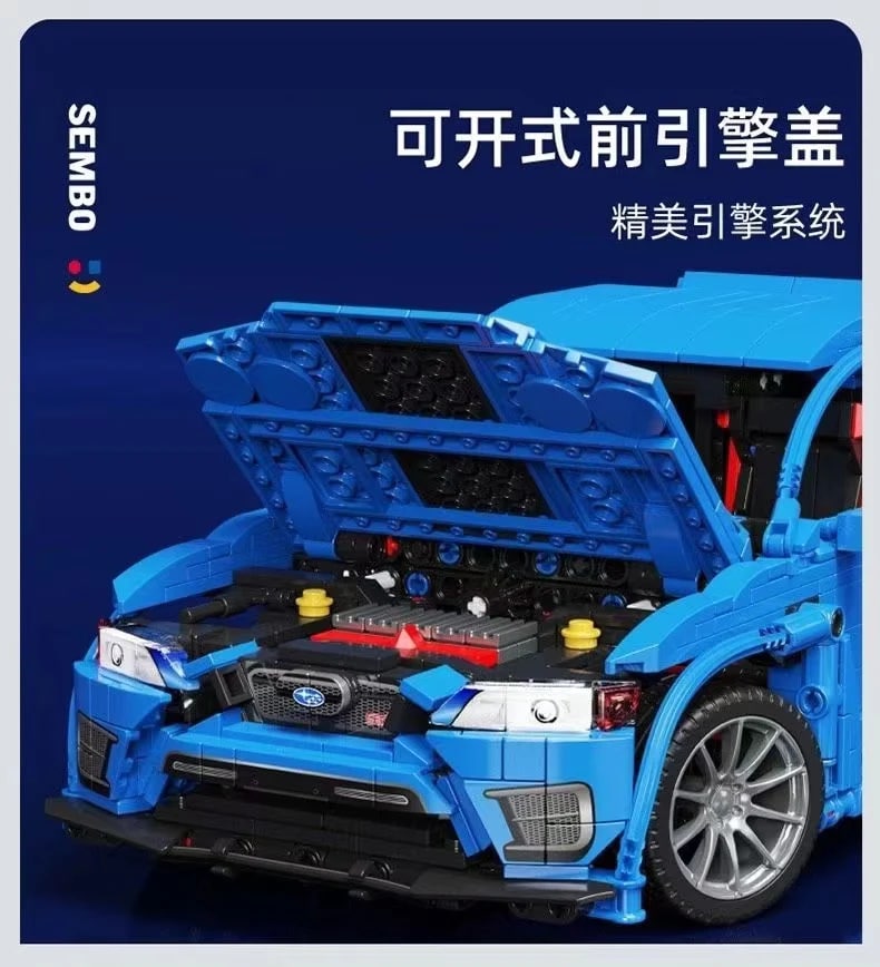 1:14 Subaru WRX STI SEMBO 705990 Technic With 1824 Pieces