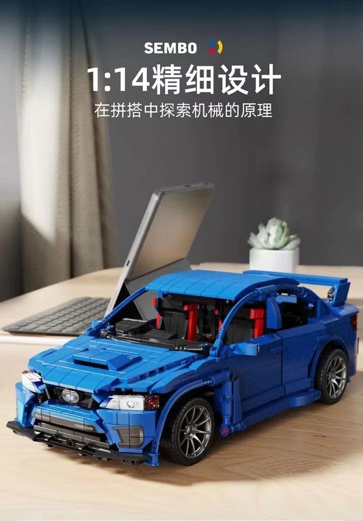 1:14 Subaru WRX STI SEMBO 705990 Technic With 1824 Pieces