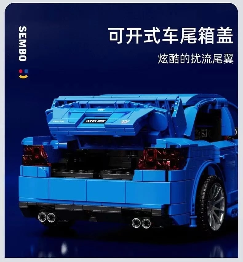 1:14 Subaru WRX STI SEMBO 705990 Technic With 1824 Pieces
