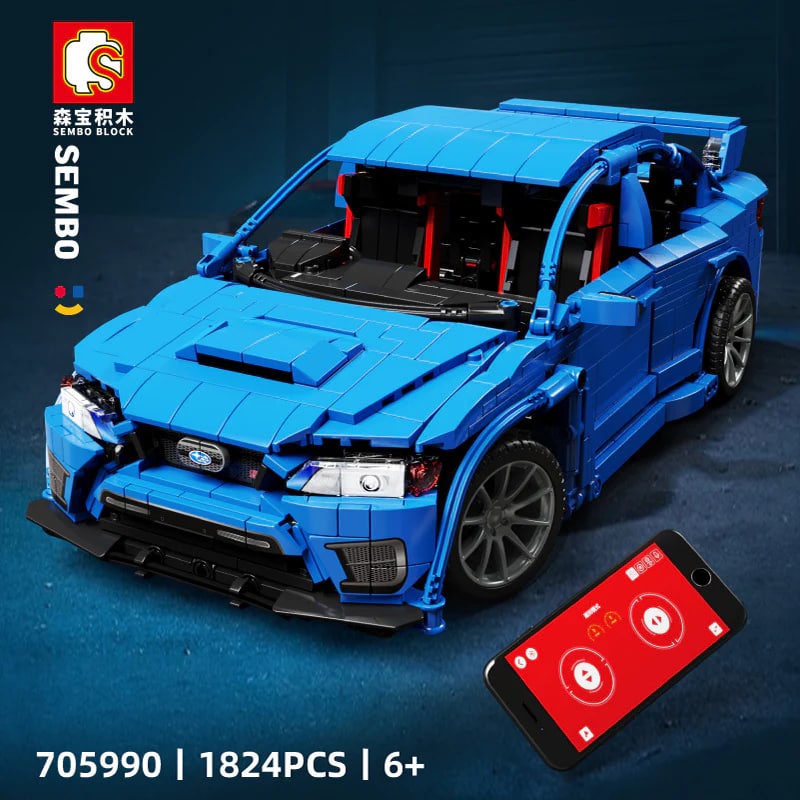 1:14 Subaru WRX STI SEMBO 705990 Technic With 1824 Pieces