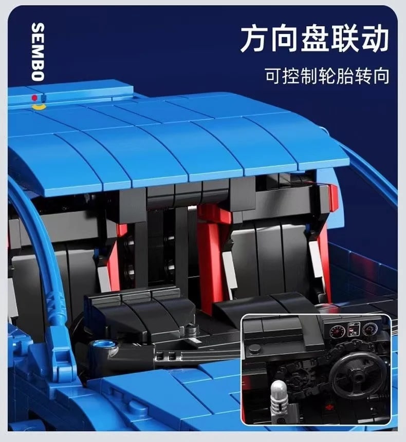 1:14 Subaru WRX STI SEMBO 705990 Technic With 1824 Pieces