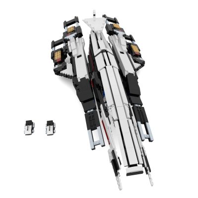 Mass Effect Normandy SR-1 SPACE MOC-21578 by ElijahLittle WITH 1884 PIECES