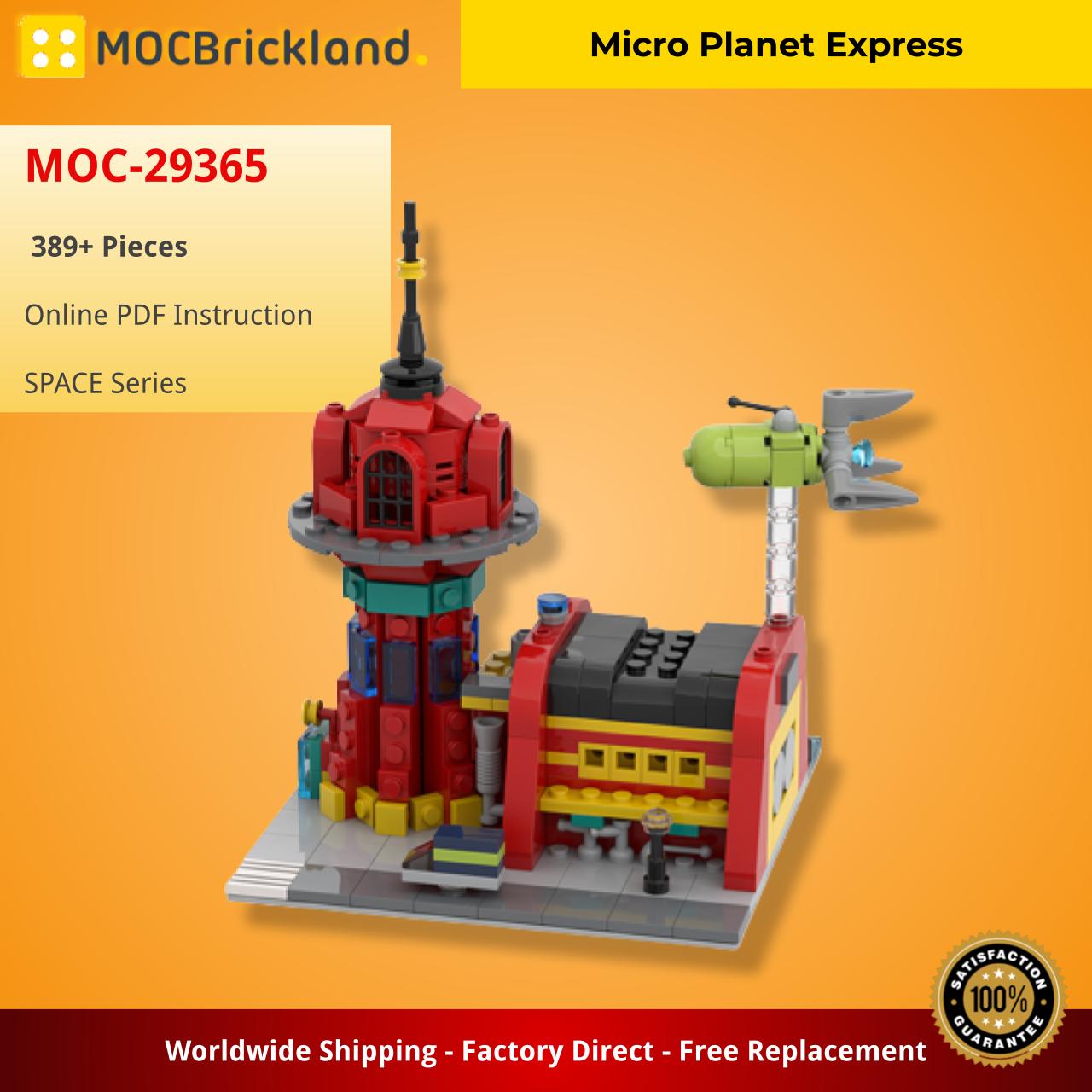 Micro Planet Express SPACE MOC-29365 WITH 389 PIECES