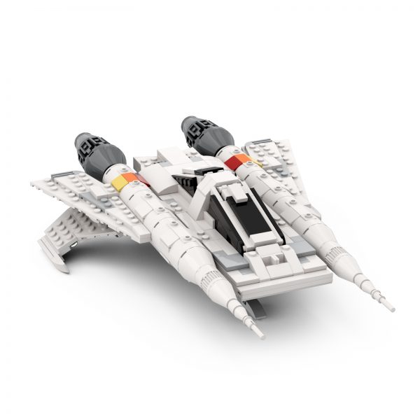 Buck Rogers Starfighter Ship SPACE MOC-48610 by CBSNAKE WITH 548 PIECES