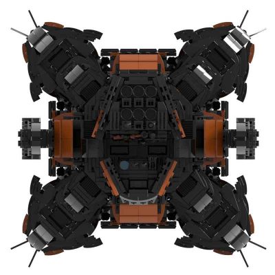 MCRN Donnager SPACE MOC-58858 by brickgloria with 5830 pieces