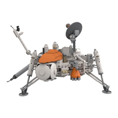Nasa Lander Viking 1-2 1:9 Scale SPACE MOC-79685 by B.Voss Design WITH 1262 PIECES