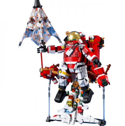 Christmas Astronaut SPACE Qizhile 90023 with 2119 pieces