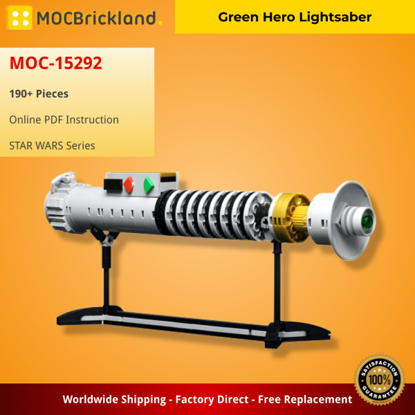 Green Hero Lightsaber STAR WARS MOC-15292 WITH 190 PIECES