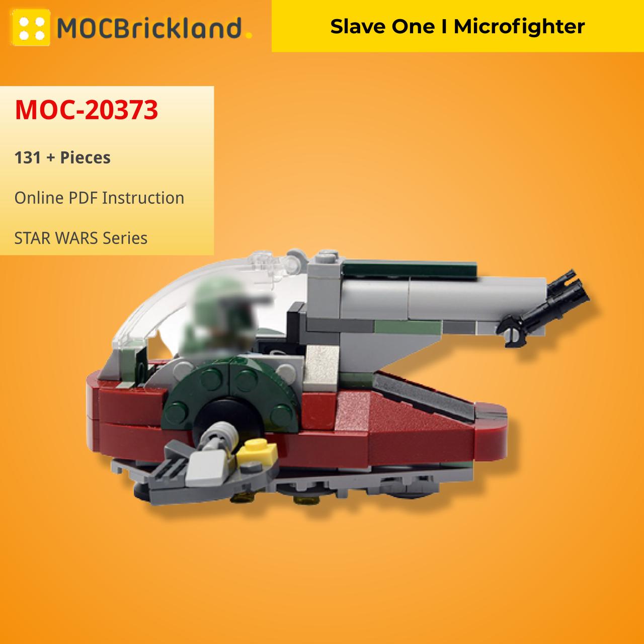 Slave One I Microfighter STAR WARS MOC-20373 WITH 131 PIECES - MOC