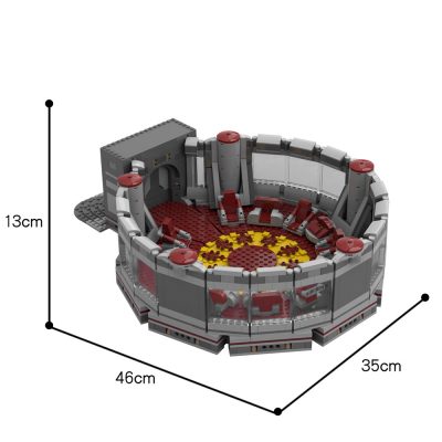 J’hedeye High Council Chamber STAR WARS MOC-23852 with 1562 pieces
