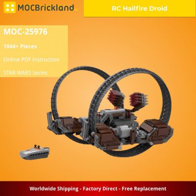 RC Hailfire Droid STAR WARS MOC-25976 by Moeram WITH 1044 PIECES