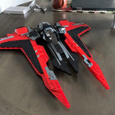 Customized Darth Moore’s Fighter STAR WARS MOC-32053 with 735 pieces