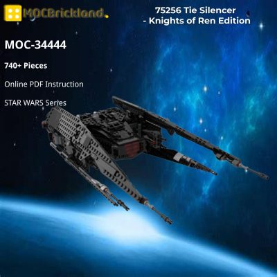 75256 Tie Silencer – Knights of Ren Edition STAR WARS MOC-34444 WITH 740 PIECES