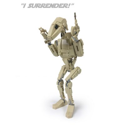B1 Battle Droid STAR WARS MOC-35343 by 2bricksofficial WITH 319 PIECES